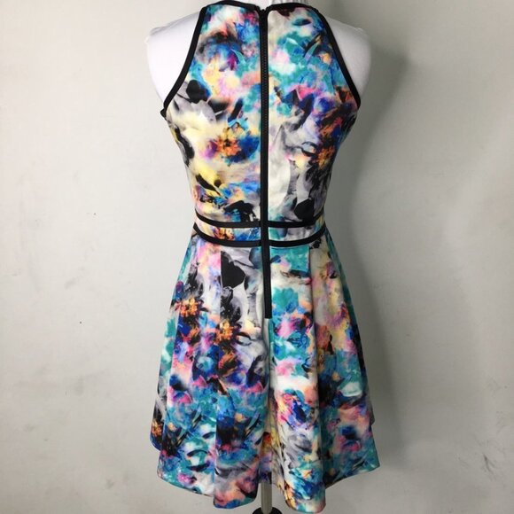 Parker Women's Multicolor Open Flare Mini Dress Size XS - Picture 11 of 16